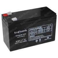 AGM акумулятор Kraftwerk 12V 7,2Ah KW7.2-12