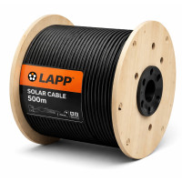 Кабель LAPP ÖLFLEX® SOLAR H1 BUR 1X6 BK 500m