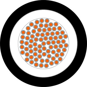 Сонячний кабель LAPP ÖLFLEX® SOLAR H1 BUR 1X6 BK 500m