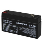 Аккумулятор AGM LogicPower 6V 1,3Ah LPM6-1,3