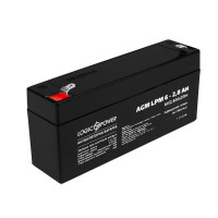 Акумулятор AGM LogicPower 6V 2,8Ah LPM6-2,8