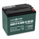 Тяговый аккумулятор LogicPower 12V 50Ah LP6-DZM-50