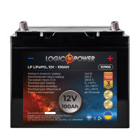Литиевый аккумулятор LogicPower 12V 100Ah LiFePO4 L LP10966