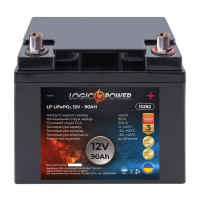 Літієвий акумулятор LogicPower 12V 90Ah LiFePO4 R LP13282