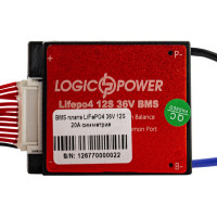 Плата балансування LogicPower LiFePO4 36V 12S 20A LP12677