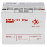 Гелевий акумулятор LogicPower 12V 20Ah LPM-GL12-20