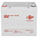 Гелевий акумулятор LogicPower 12V 55Ah LPM-GL12-55