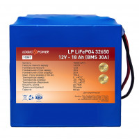 Литиевый аккумулятор LogicPower 12V 18Ah LiFePO4 (BMS 30) 32650