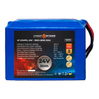 Літієвий акумулятор LogicPower 24V 30Ah LiFePO4 LP10276