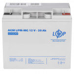 AGM акумулятор LogicPower 12V 20Ah LPM-MG12-20