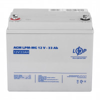 AGM аккумулятор LogicPower 12V 33Ah LPM-MG12-33