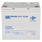 AGM акумулятор LogicPower 12V 55Ah LPM-MG12-55
