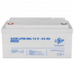 AGM аккумулятор LogicPower 12V 65Ah LPM-MG12-65