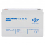 AGM акумулятор LogicPower 12V 80Ah LPM-MG12-80