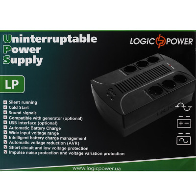 ИБП LogicPower 455W LP-650VA-6PS