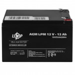 AGM акумулятор LogicPower 12V 12Ah LPM12-12