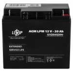 AGM акумулятор LogicPower 12V 20Ah LPM12-20