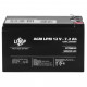 AGM акумулятор LogicPower 12V 7,2Ah LPM12-7,2