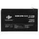 AGM акумулятор LogicPower 12V 7,2Ah LPM12-7,2