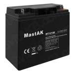 AGM акумулятор MastAK 12V 18Ah MT12180