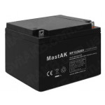 AGM акумулятор MastAK 12V 26Ah MT12260EV