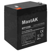 AGM аккумулятор MastAK 12V 5Ah MT1250