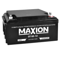 AGM аккумулятор Maxion 12V 65Ah AGM OT65-12
