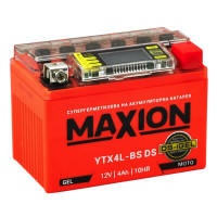 Мото аккумулятор Maxion 4Ah GEL YTX4L-BS-DS