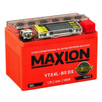 Мото акумулятор Maxion 4Ah GEL YTX4L-BS-DS