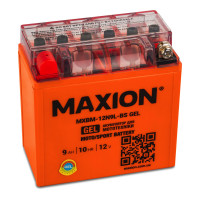 Мото аккумулятор Maxion 9Ah GEL 12N9L-BS
