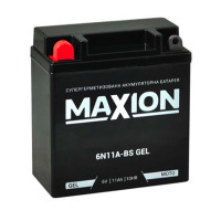 Мото аккумулятор Maxion 11Ah GEL 6N11A-BS