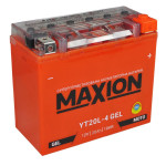 Мото аккумулятор Maxion 20Ah GEL YT20L-4