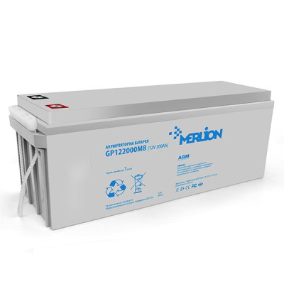 AGM аккумулятор Merlion 12V 200Ah GP122000M8