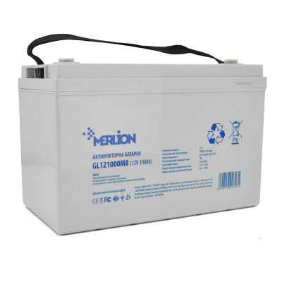 Гелевый аккумулятор Merlion 12V 100Ah GL121000M8