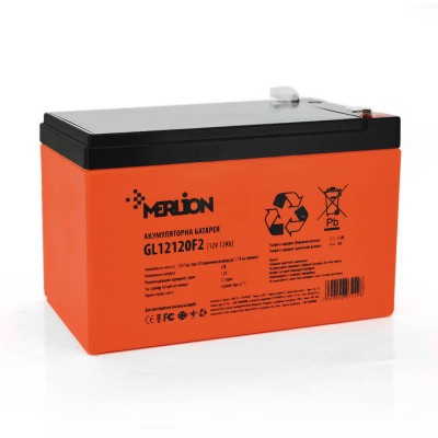 Гелевый аккумулятор Merlion 12V 12Ah GL12120F2