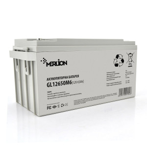 Гелевый аккумулятор Merlion 12V 65Ah GL12650M6