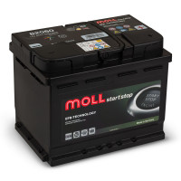 Авто аккумулятор Moll 60Ah 640A EFB 82060