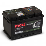 Авто акумулятор Moll 65Ah 680A EFB 82065