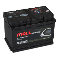 Авто акумулятор Moll 70Ah 700A EFB 82070