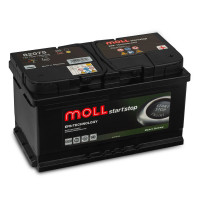 Авто аккумулятор Moll 75Ah 760A EFB 82075