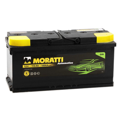 Авто аккумулятор Moratti 110Ah 1000A Euro