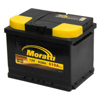 Авто аккумулятор Moratti 62Ah 610A Euro