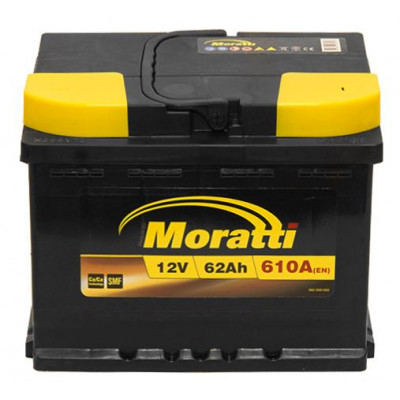 Авто аккумулятор Moratti 62Ah 610A Euro