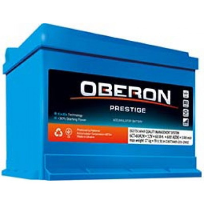 Авто акумулятор Oberon 100Ah 850A Prestige