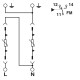 Ограничитель перенапряжения Phoenix Contact VAL-MS-T1/T2 48/12.5/1+1V-FM