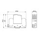 Ограничитель перенапряжения Phoenix Contact VAL-SEC-T2-2+0-120DC-FM