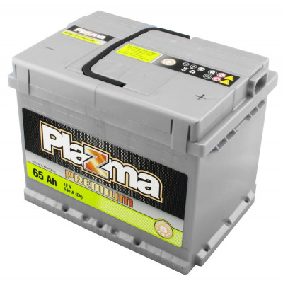 Авто аккумулятор Plazma 65Ah 640A Premium