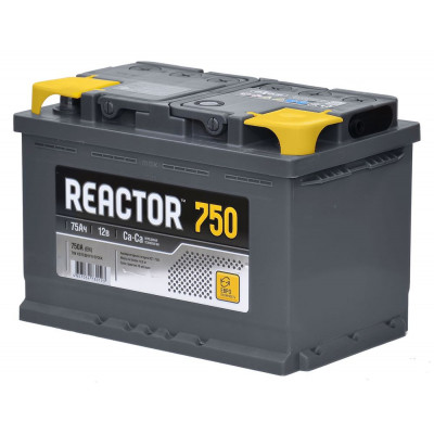 Авто аккумулятор Reactor 75Ah 750A