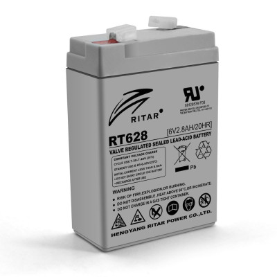 AGM акумулятор Ritar 6V 2,8Ah RT628