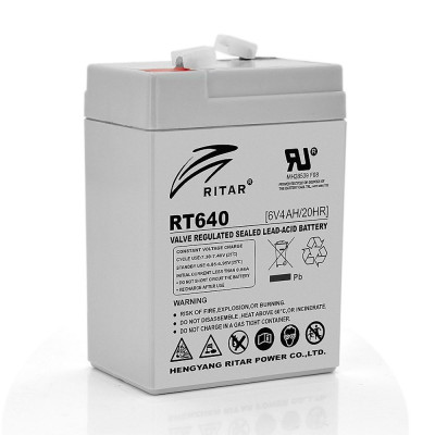 AGM акумулятор Ritar 6V 4Ah RT640